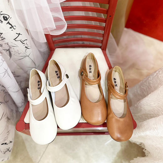 内联升女鞋女式牛皮休闲鞋4310C 商品图4