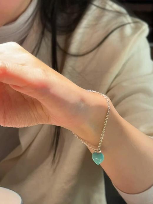Tiffany full heart 爱心蓝胖子吊坠项链/手链（SJ） 商品图8