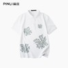 PINLI品立2025夏季新款烫钻修身短袖POLO衫男士商务休闲百搭体恤BG252112091 商品缩略图3