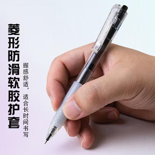 【一支顶4支！刷题神器来了🐂】晨光大墨王✍️速干不晕染，1500米超长书写📏让作业轻松到底！大墨王来啦  晨光AGPJ9001水笔0.5大墨王系列按动ST笔头 速干油墨按动中性笔 商品图2