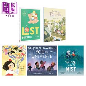 【中商原版】【精装经典绘本包】英文原版儿童绘本5册 弗勒维尔的一年 微小的奇迹Tiny Wonders 到处开野餐 雾中之歌 你和宇宙