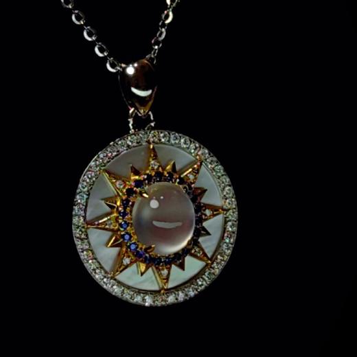 “星光映月”翡翠项坠 商品图1