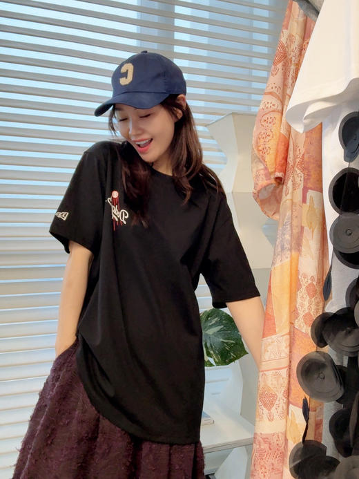 New Era纽亦华后背卡通印花短袖T恤|yuan单活力暴击 商品图1