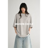 MAISON CECILE 三色/高棉干爽透气宽松休闲慵懒基础圆领百搭大T恤 商品缩略图4