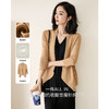 “呼吸感”云南木纤维开衫 七分袖百搭空调衫 透气舒适 亲肤吸湿 外搭七分袖针织开衫不规则外套女0944 商品缩略图0