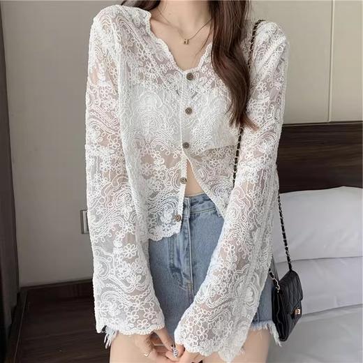 裁缝学苑AS480蕾丝打底衫纸样女装小衫开衫外搭罩衫样板图纸 商品图2