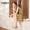 预售7天|Safiya/索菲娅2025小香风露趾外穿仙女珍珠休闲百搭软底一字拖SFD2110352 商品缩略图5