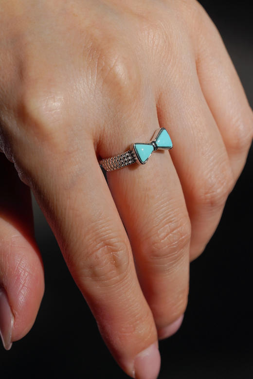 月历银｜“在逃公主”绿松戒指 商品图2