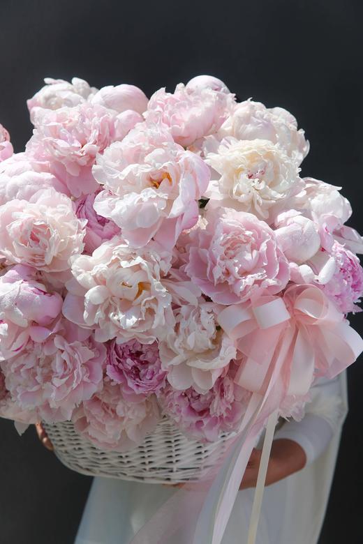 巨型法式芍药花篮 商品图2