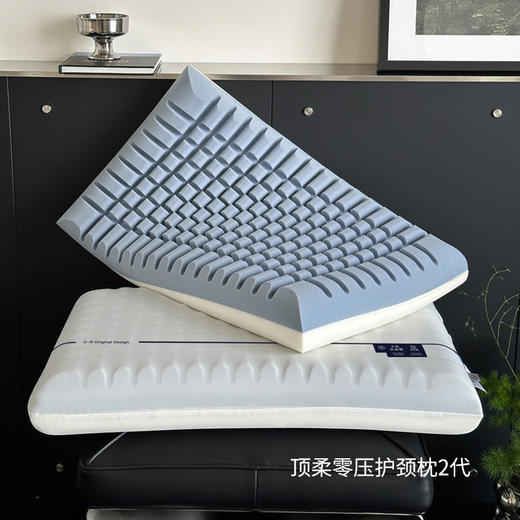  【顶柔零压护颈枕】全切割枕面，双芯包裹，智能控温，告别肩颈酸痛，安享好睡眠！ 商品图5