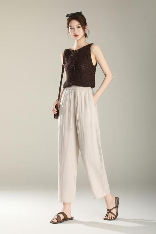 LS竹纤维女士时尚亚麻气球裤1666 商品图1