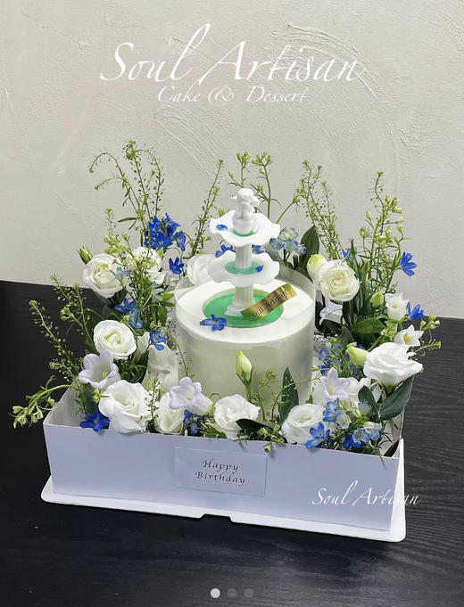 许愿池鲜花礼盒蛋糕3 商品图0