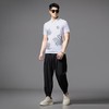 PINLI品立2025夏季新款烫钻修身短袖POLO衫男士商务休闲百搭体恤BG252112091 商品缩略图4