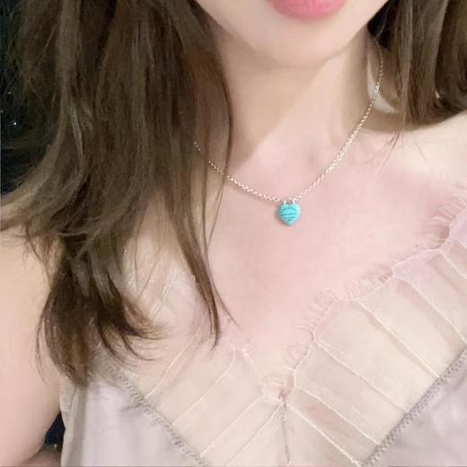 Tiffany full heart 爱心蓝胖子吊坠项链/手链（SJ） 商品图0