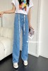 G09213#抽绳牛仔老爹裤 商品缩略图0