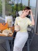 张心子【初夏生花】烫钻项链短袖T恤 U2504089 商品缩略图10