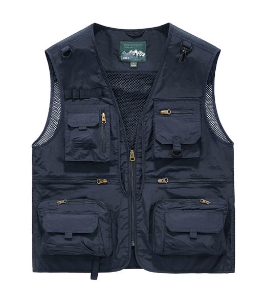 【78秒杀 限时1天】LUCKY DEER时尚户外多口袋工装马甲外套 商品图6