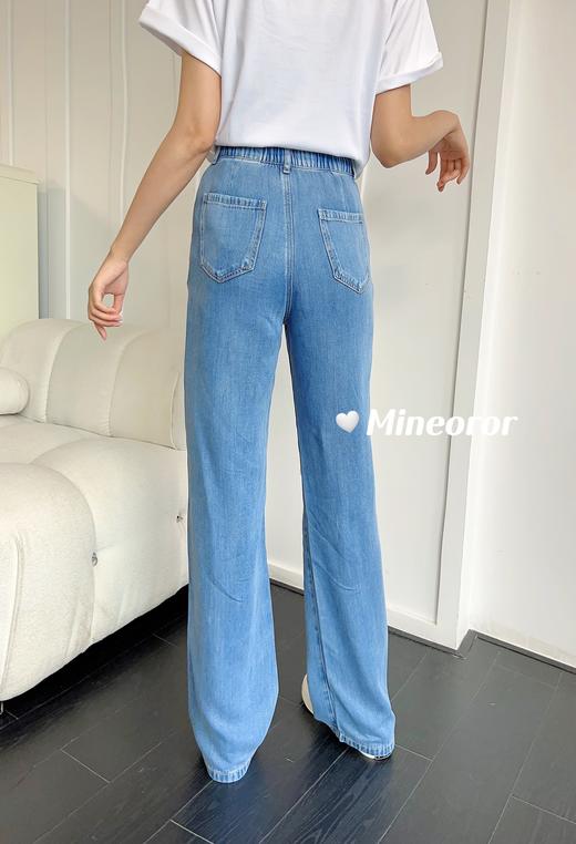 G09213#抽绳牛仔老爹裤 商品图3