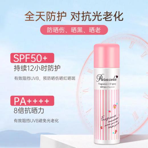 【香港直邮】娜丽丝清透水润防晒喷雾粉色90g 商品图2