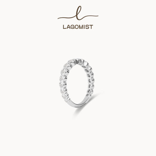 【毛晓彤&万妮达同款】Lagomist拿铁系列 | 金/银砂糖网球戒指（港码12-14） 商品图1