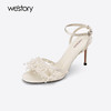Westory2025年夏季高跟圆头珍珠凉鞋W25BG62771 商品缩略图1