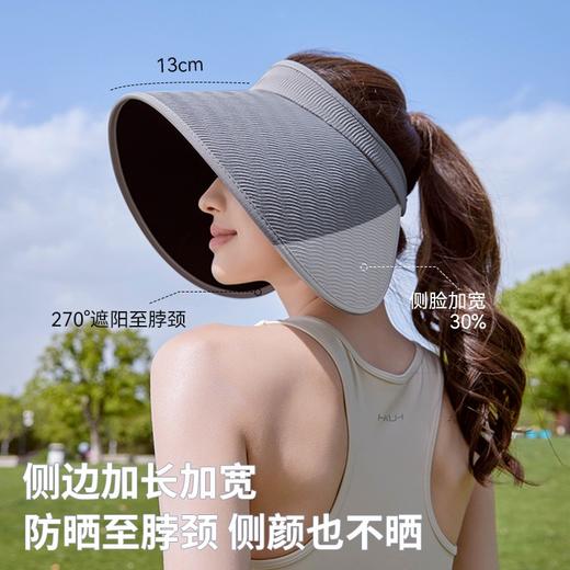 夏季发箍式空顶防晒帽（颜色随机） 商品图3