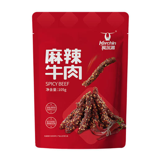 科尔沁麻辣牛肉105g*3袋川味休闲零食 商品图5