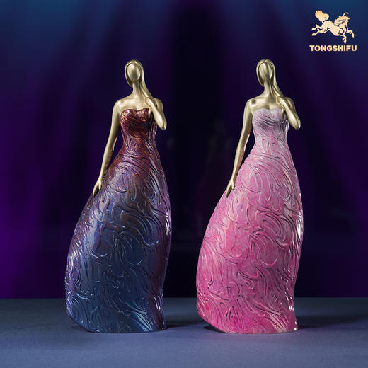 铜师傅《美韵》客厅桌面铜摆件 家居装饰工艺品 商品图0