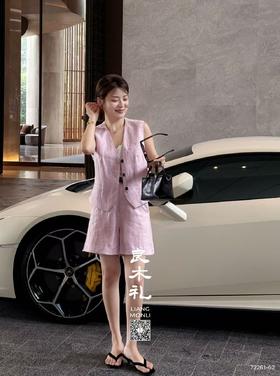 良木礼——亚麻套装 气质 通勤