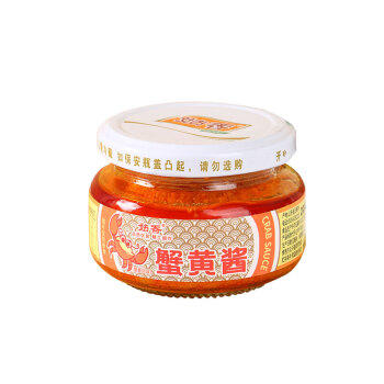 姑香蟹黄酱瓶装蟹黄酱102g秃黄油即食蟹黄膏蟹肉蟹粉酱海鲜酱 /粮油调味 /调味品 /中式酱料 商品图5