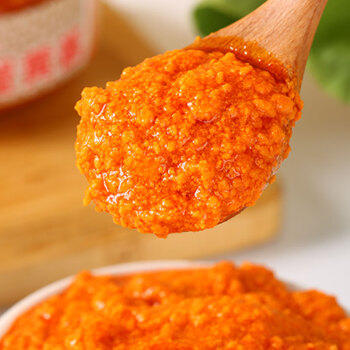 姑香蟹黄酱瓶装蟹黄酱102g秃黄油即食蟹黄膏蟹肉蟹粉酱海鲜酱 /粮油调味 /调味品 /中式酱料 商品图1