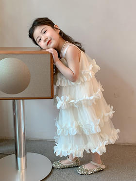 【YW】无忧购儿童装吊带公主裙蓬蓬蛋糕裙X7018（截单后3-5天发货)