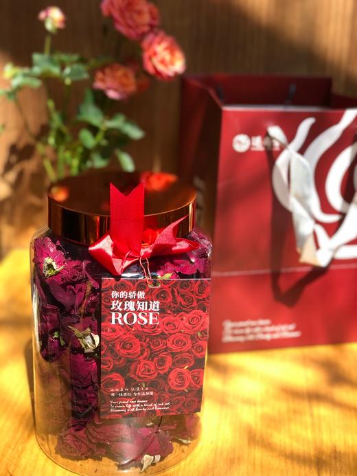 【8号晚截止2桶送碎碎冰活动】【云南墨红玫瑰花】只做头水花 香气浓郁 无熏硫 无香精 自然香 商品图4