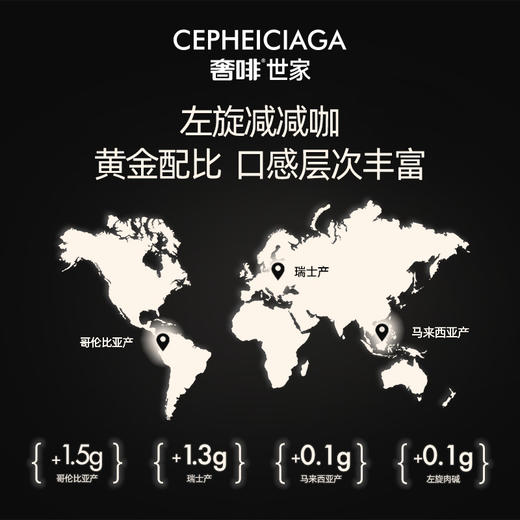 【奢啡】左旋肉碱黑咖啡（1.5g+1.5g）*10组（配10份吸管袋） 商品图4