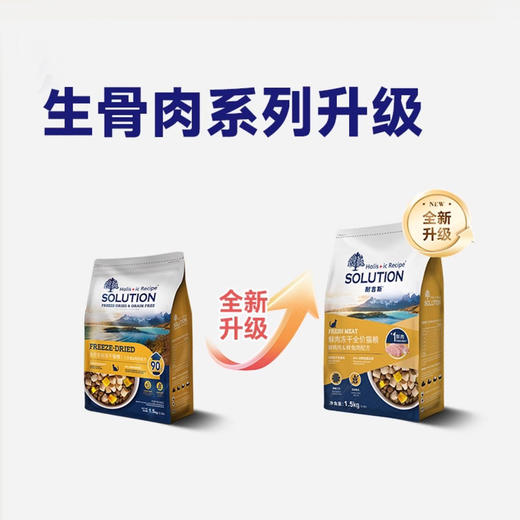 耐吉斯猫粮生骨肉冻干鸡肉成幼猫全阶段1.5kg每袋猫粮正品 商品图1