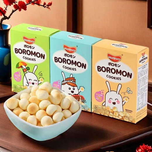 茉乃可牛奶味/水果味/原味小馒头100g 酥酥脆脆香甜浓郁 059434/059433/059432 商品图0