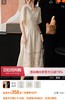 夏日天丝棉法式浪漫重工蕾丝镂空刺绣修身显瘦连衣裙 商品缩略图1