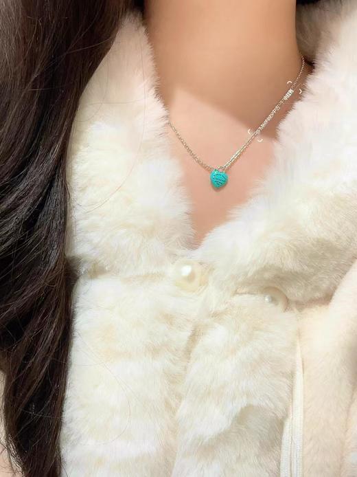 Tiffany full heart 爱心蓝胖子吊坠项链/手链（SJ） 商品图2