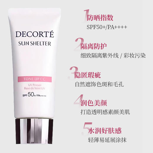 【跨境】CosmeDecorte黛珂 多重亮护素颜乳35g 透亮防护 01号 （效期到27年10月） 商品图2