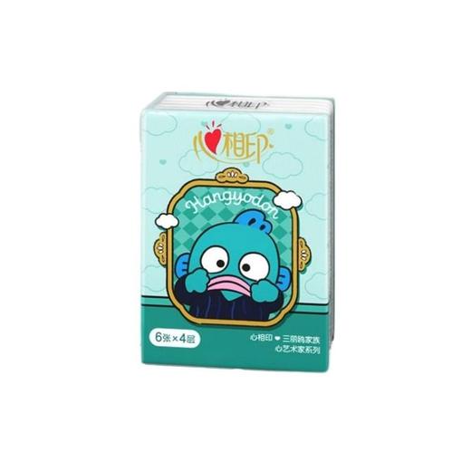 心相印品诺IP款4层6片 印花手帕纸(款式随机) 单包 商品图2