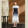 司歌蕾丝渐变连衣裙中长短袖裙A911018X 商品缩略图0