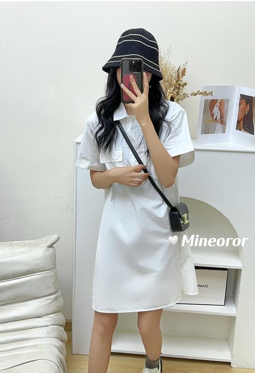 G09240#长款衬衫裙 商品图1