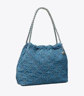 TORY BURCH 单肩包女  167752-426-F 牛仔蓝色.