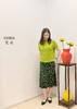绿色印花桑蚕丝半裙 商品缩略图3