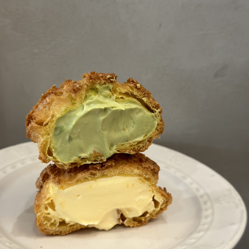 混合泡芙（原味+抹茶各2个/盒）