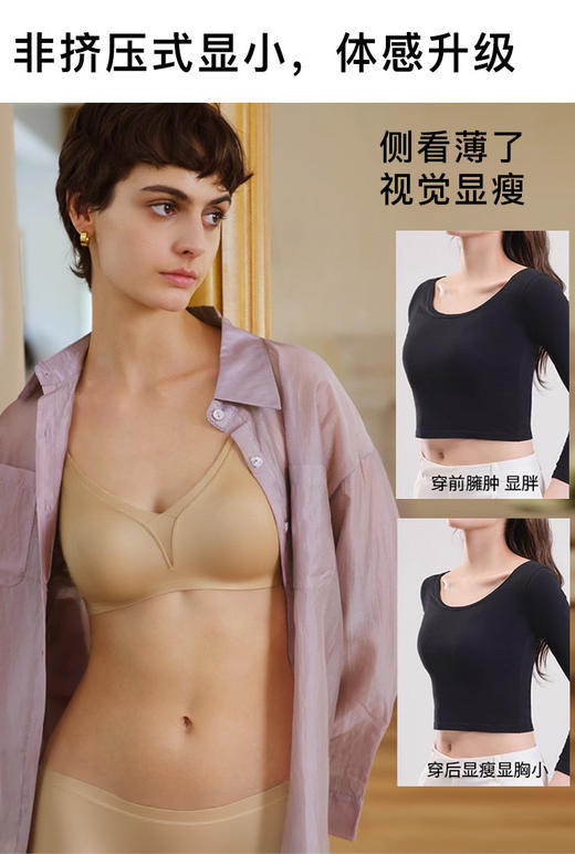 存元！Z品单！华家薄款网纱内衣 商品图3