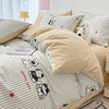 自然醒居家全棉ins风床上四件套北欧纯棉100简约床品男床单人被套床笠宿舍三件套NH150 商品缩略图4