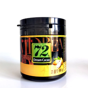 86g乐天梦巧克力72% 苦纯可可脂休闲零食