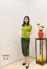 绿色印花桑蚕丝半裙 商品缩略图2