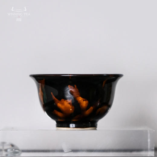 问鼎虎斑天目压手杯 商品图0